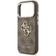 6. Guess 4G Big 4G Classic Logo Case for iPhone 17 Pro - Brown and Gold