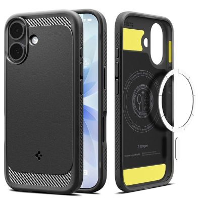 Spigen Rugged Armor Mag MagSafe Case for iPhone 17 - Matte Black