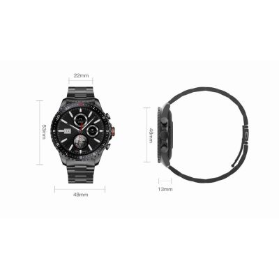 20. GRAVITY GT16-2 Black / Black Bracelet Men's Smartwatch
