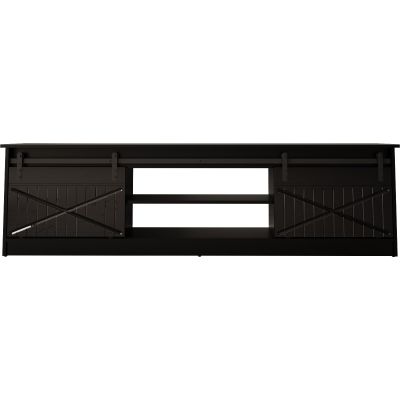 TV cabinet GRANERO 200x56.7x35 black/black combination