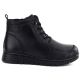 6. Women's comfortable leather ankle boots, black, Cambell RI15302