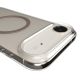 7. Puro Lite Mag TPU+PC Case Compatible with MagSafe for iPhone 17 Air - Transparent with Brown Ring