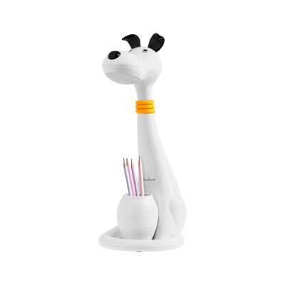 Rebel LED Desk Lamp - White Dog