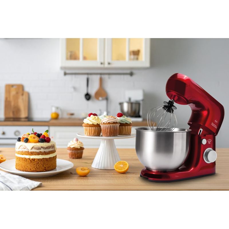 27. ELDOM WRK1250 SHEF PLANETARY ROBOT, 800W, TRY ATTACHMENTS FOR WHIPPING, MIXING, KNEADING, METAL BOWL 5 L 8 SPEEDS + PULSE