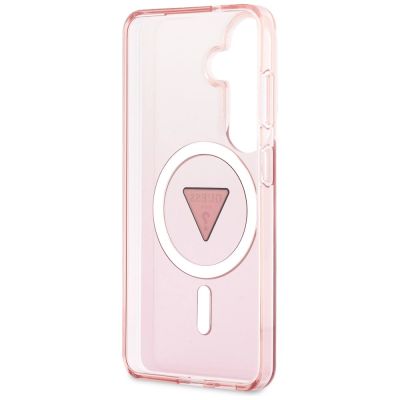 7. Guess IML Gradient Triangle MagSafe Case for Samsung Galaxy S26 - Pink