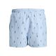 2. Jack&Jones Men's JWHARUBA SWIM PRINTS SHORTS 12206537 Cashmere Blue Stripes