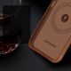 4. Dux Ducis Naples iPhone 14 Plus Magnetic Leather Case MagSafe Brown