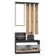 9. WARDROBE SHOE CABINET ANTHRACITE/ARTISAN