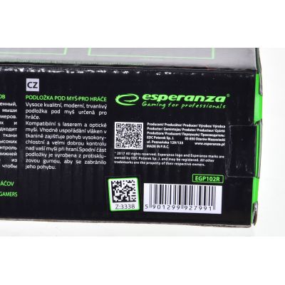 14. Esperanza Flame EGP102R Gaming Mouse Pad (300mm x 240mm)