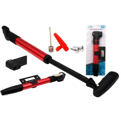 10. MINI ALU XQMAX RED BICYCLE PUMP
