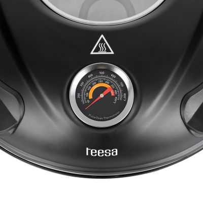 6. TEESA SUPREME pizza oven, 1200W, 32cm, viewing window, removable stone