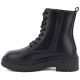 7. Women's black platform combat boots Big Star UU274816