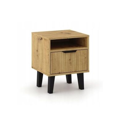 2. SCANDI 1S SLIM NIGHT TABLE, ARTISAN OAK