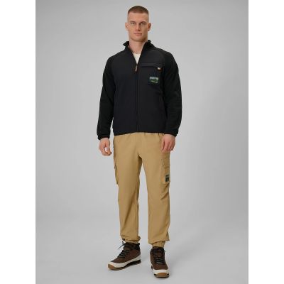 3. Regular men's fleece with stand-up collar 4F 4FRAW25TFLEM446-20S