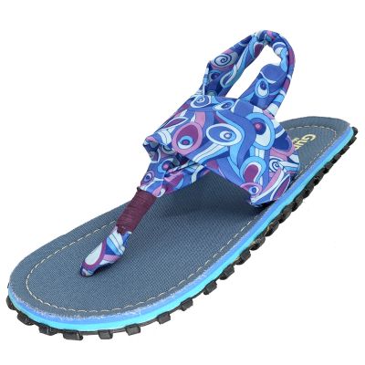 10. Gumbies Slingback Flip-Flops W G-SB-WN-PEAC