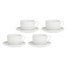 LA PORCELLANA BIANCA CORTE Set of 4 cups with saucer 450 ml