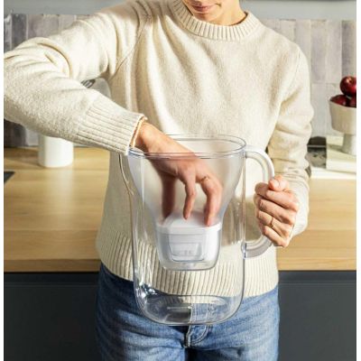 Brita Essential XL jug + 3 cartridges dark blue