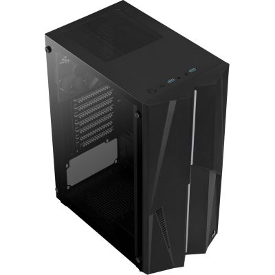 7. AEROCOOL PGS MECHA-G-BK-v1 RGB Case Black