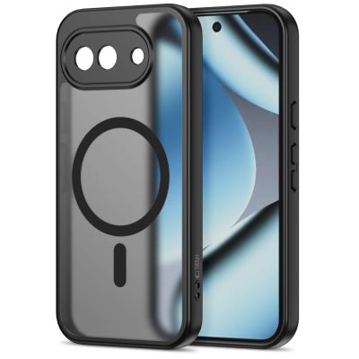 2. Tech-Protect Magmat MagSafe Case for Google Pixel 10A - Semi-Transparent