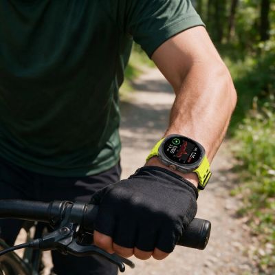 5. Tech-Protect Iconband Pro for Samsung Galaxy Watch Ultra 47mm - Lime Gray