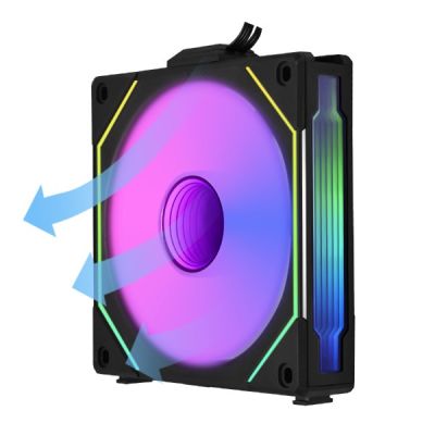 4. Lian Li UNI FAN SL-INF 120 ARGB PWM Reverse Blade Fan - 120mm