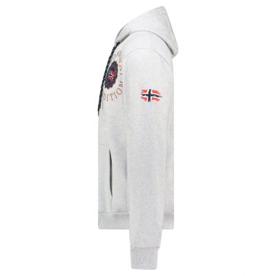 4. Geographical Norway Gakado Blended DB 100 M sweatshirt WZ3016H/GN-Blended Gray