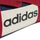 4. adidas Linear Duffel XS bag navy blue, red, and beige KE5544