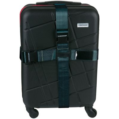 5. UNIVERSAL LUGGAGE SECURITY BELT 230x5CM SET OF 2 DUNLOP BLACK