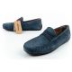 8. Wrangler men's shoes Maifield Suede moccasins, navy blue