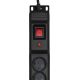 3. Activejet COMBO surge protector/12 gn/1.5 m/cz (12 x UTE; 10 A (2500 W); 1.5 m; black)