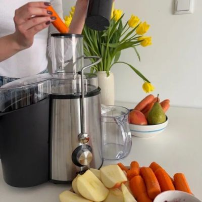 4. MPM MSO-18M 1000W juicer with steel mesh filter
