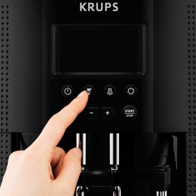 8. Krups EA8150 espresso machine (1450W; black)