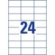 3. Avery 3474 Self-Adhesive Labels Rectangle Permanent White 2400 pcs.