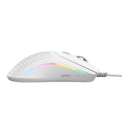 3. Glorious Model O 2 Mini Gaming Mouse, RGB - White