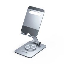 Orico PS2 foldable phone stand, 360° rotating - silver