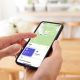 7. SBS Track My Circle locator compatible with Apple Find My set of 4 - white