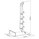 6. MACLEAN CORDLESS VACUUM CLEANER STAND MC-905