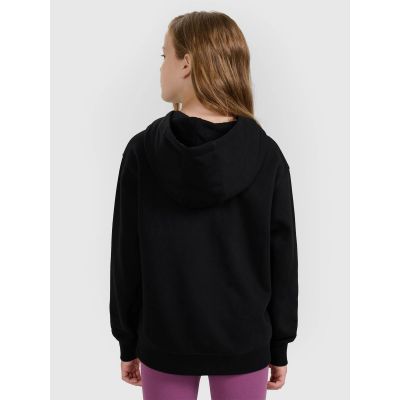 2. Girls' sweatshirt with hood, open, 4F 4FJWMM00TSWSF1862-20S