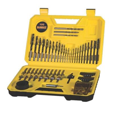 9. DT71563 DEWALT 100-piece drill bit set