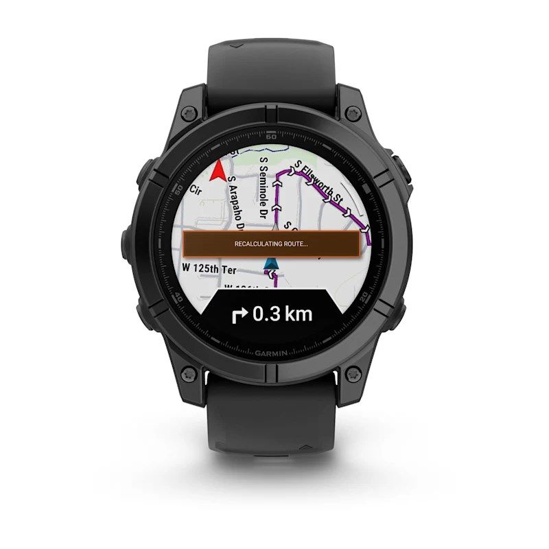2. Garmin Fenix E stainless steel watch 010-03025-01