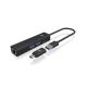 4. ICY BOX IB-HUB1439-LAN Wired USB 3.2 Gen 1 (3.1 Gen 1) Type-A Black