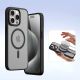 7. Dux Ducis Lawa Leather Case for iPhone 15 Pro - Black