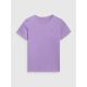 5. Regular plain girls' T-shirt 4F 4FJRAW25TTSHF3233-51S