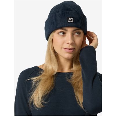 SUPER.NATURAL FISHERMAN BEANIE navy blue