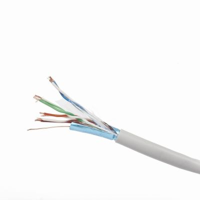 GEMBIRD FPC-5004E-L/100 network cable (F/FTP; 100m; cat. 5e; gray)