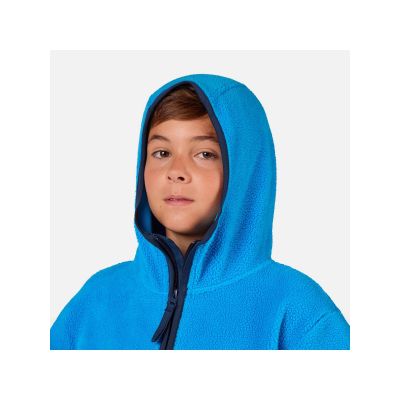 7. ROSSIGNOL JR ALLTRACK ANORAK FLEECE children's sweatshirt blue