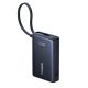 Baseus PicoGo 10000mAh 45W Power Bank with Digital Display and Built-in USB-C Cable - Black
