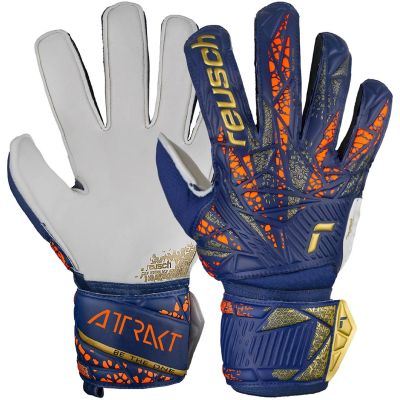 9. Reusch Attrakt Grip Jr 5472815 4410 Goalkeeper Gloves