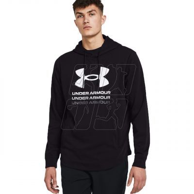 3. Under Armor UA Rival Terry Graphic Hoodie M 1386047 001