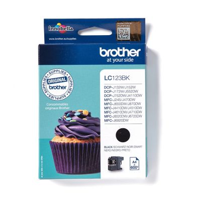 5. Brother LC-123BK ink cartridge 1 pc. Original Black